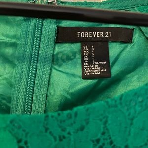 Forever 21 green dress size L
